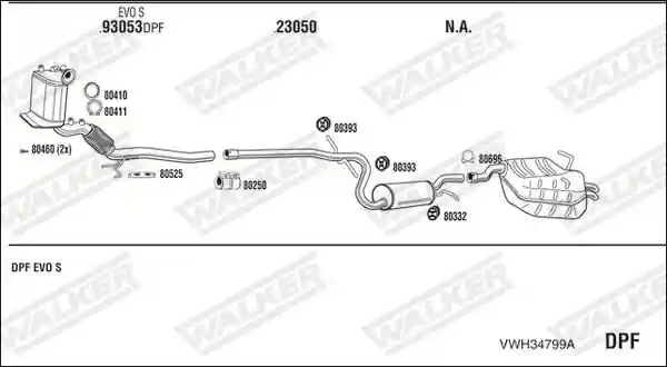 WALKER VWH34799A