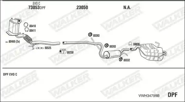 WALKER VWH34799B