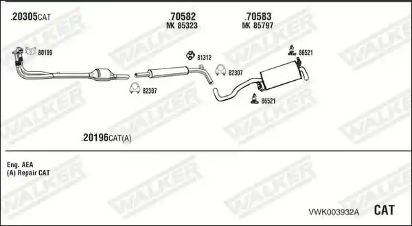 WALKER VWK003932A