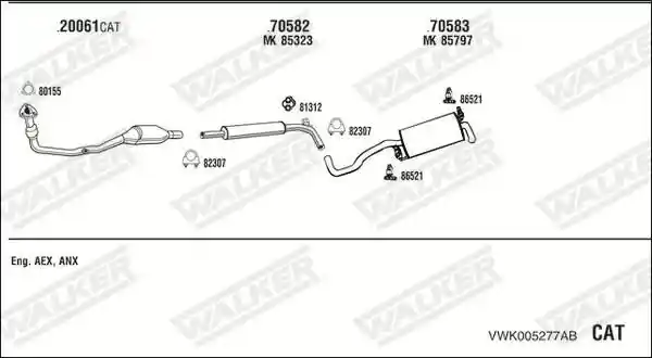WALKER VWK005277AB