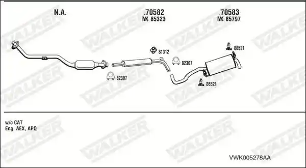 WALKER VWK005278AA