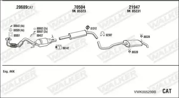 WALKER VWK005299B