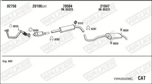 WALKER VWK005299C