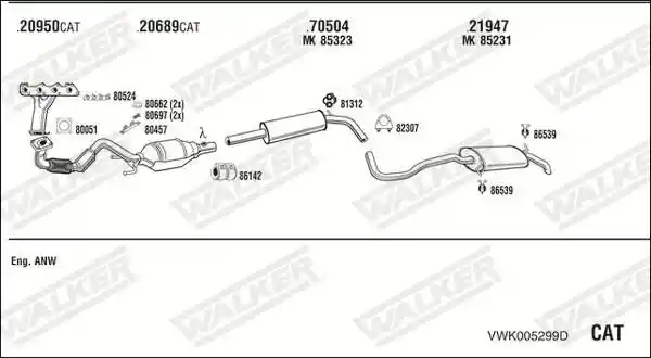 WALKER VWK005299D