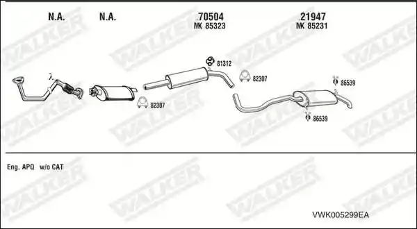 WALKER VWK005299EA