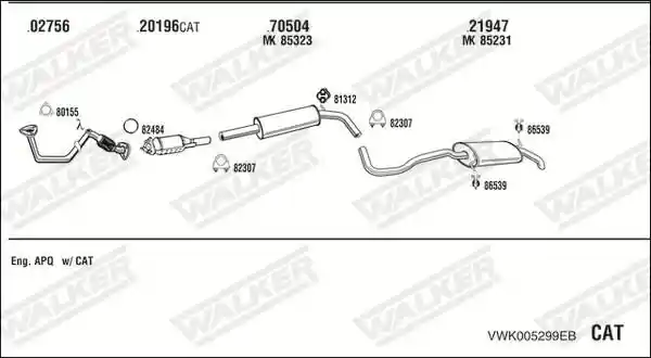 WALKER VWK005299EB