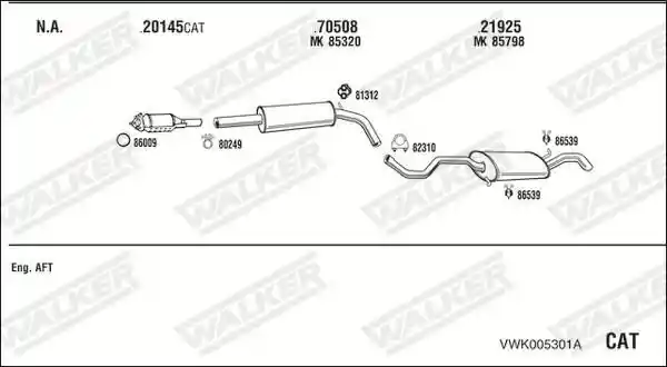 WALKER VWK005301A