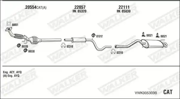 WALKER VWK005303B