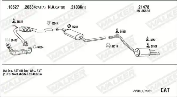 WALKER VWK007931
