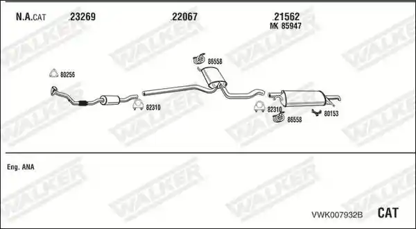 WALKER VWK007932B