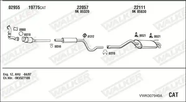 WALKER VWK007940A