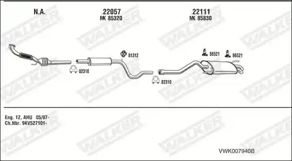 WALKER VWK007940B