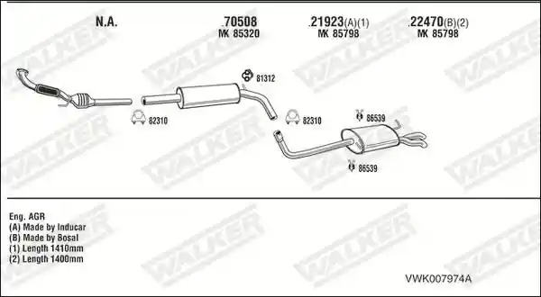 WALKER VWK007974A