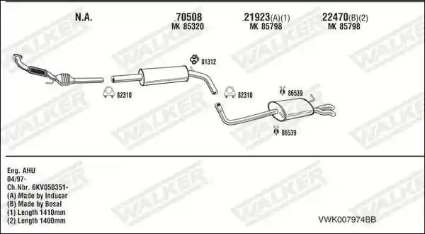 WALKER VWK007974BB