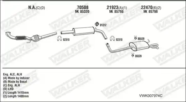 WALKER VWK007974C