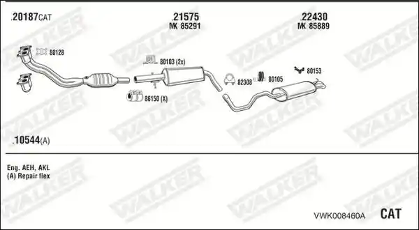WALKER VWK008460A