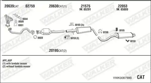 WALKER VWK008799B