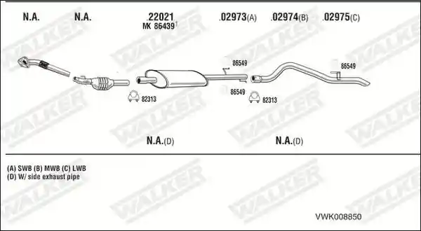 WALKER VWK008850