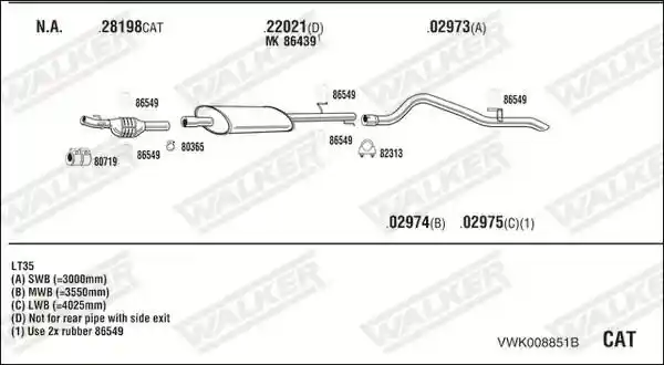WALKER VWK008851B