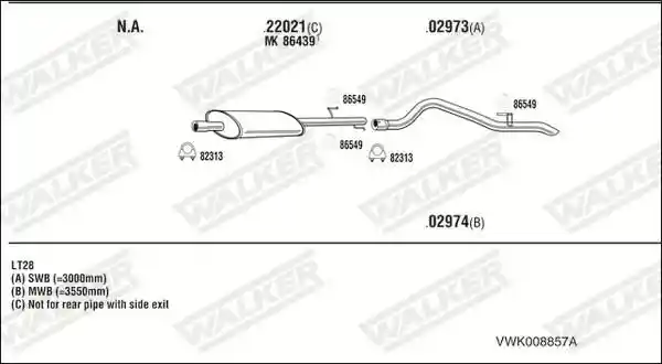 WALKER VWK008857A