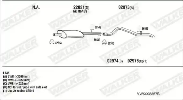 WALKER VWK008857B