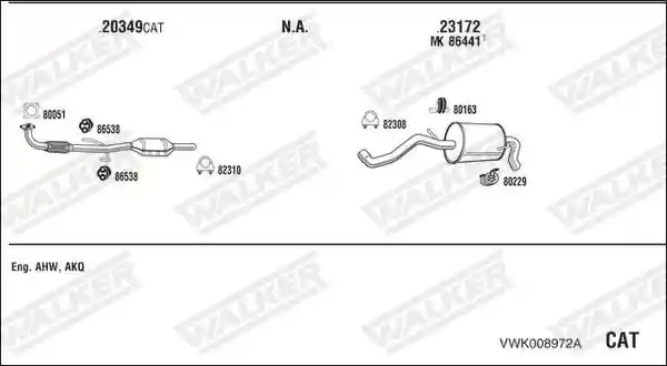 WALKER VWK008972A
