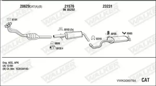 WALKER VWK008979A