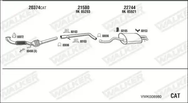 WALKER VWK008980