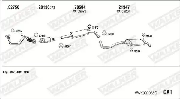 WALKER VWK009055C