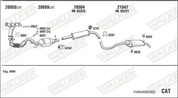 WALKER VWK009055D