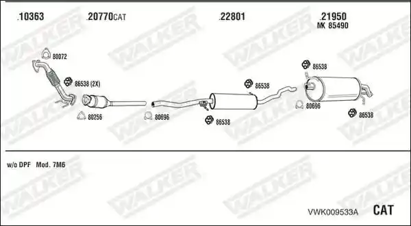 WALKER VWK009533A