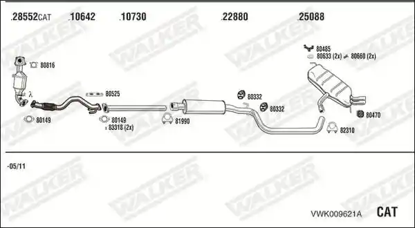 WALKER VWK009621A