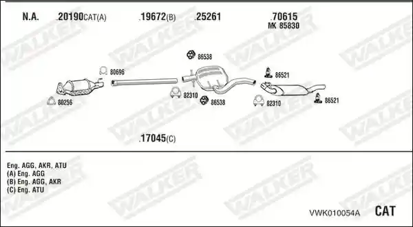 WALKER VWK010054A