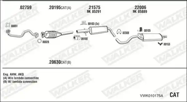 WALKER VWK010175A