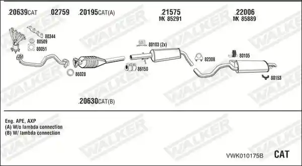 WALKER VWK010175B