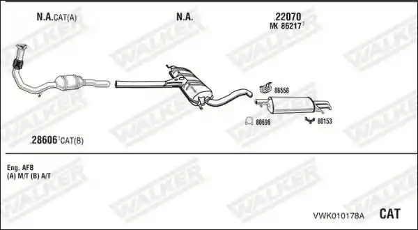 WALKER VWK010178A