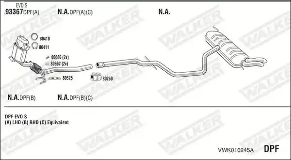WALKER VWK010245A