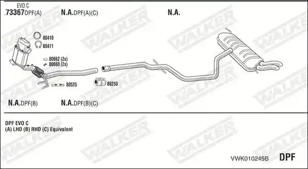 WALKER VWK010245B