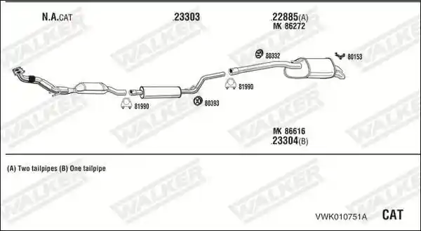 WALKER VWK010751A