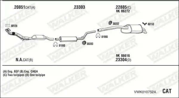 WALKER VWK010752A