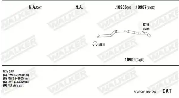 WALKER VWK010812A