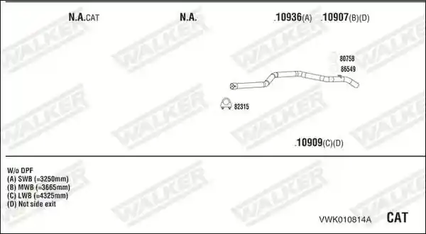 WALKER VWK010814A