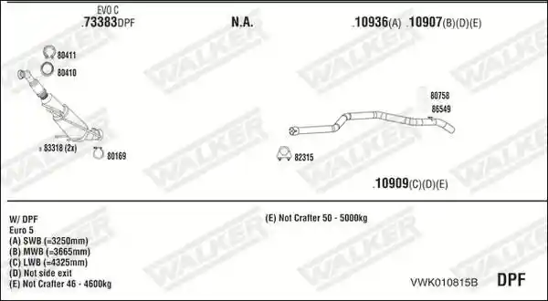 WALKER VWK010815B