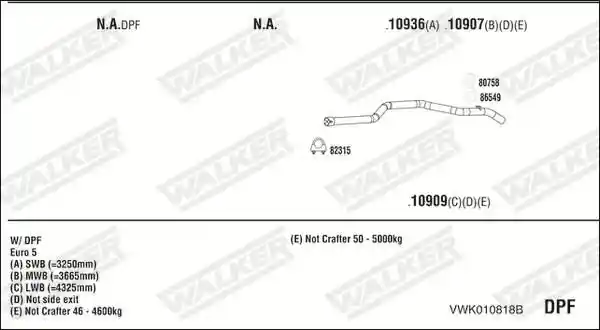 WALKER VWK010818B