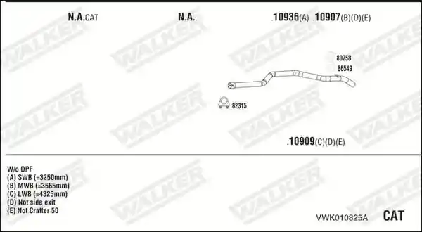 WALKER VWK010825A