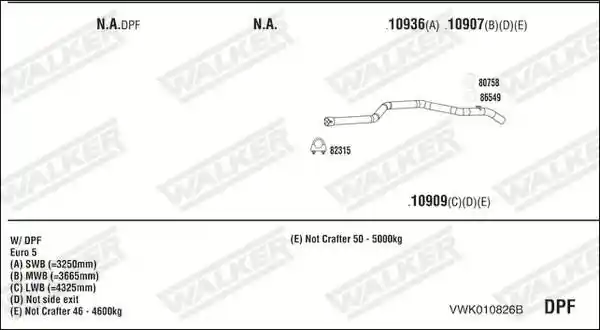WALKER VWK010826B