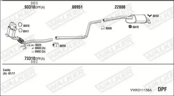 WALKER VWK011156A
