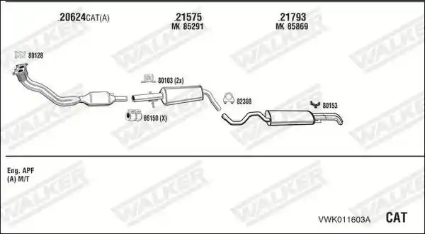 WALKER VWK011603A