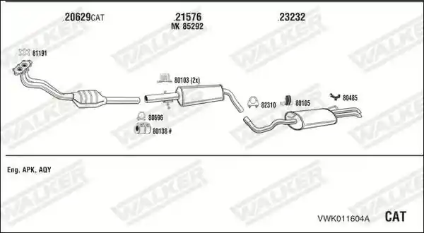WALKER VWK011604A