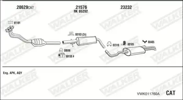 WALKER VWK011760A
